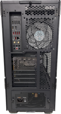 Pre-Built i9 13900K DDR5 Nvidia RTX 4090 Ultimate Performance PC Inside Side Rear