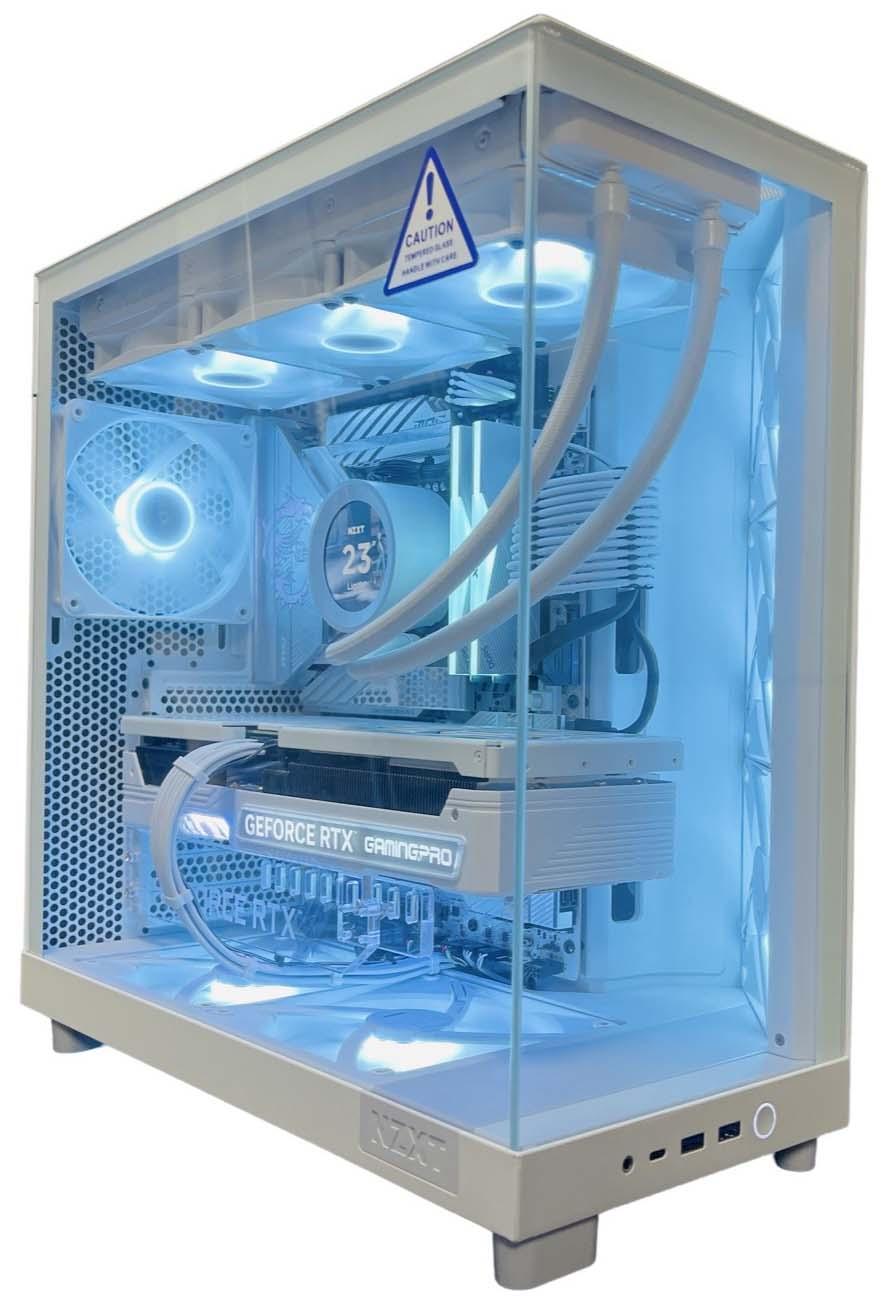 Pre-Built Intel Core Ultra 7 265K (Arrow Lake) RTX 4070Ti SUPER White Gaming PC